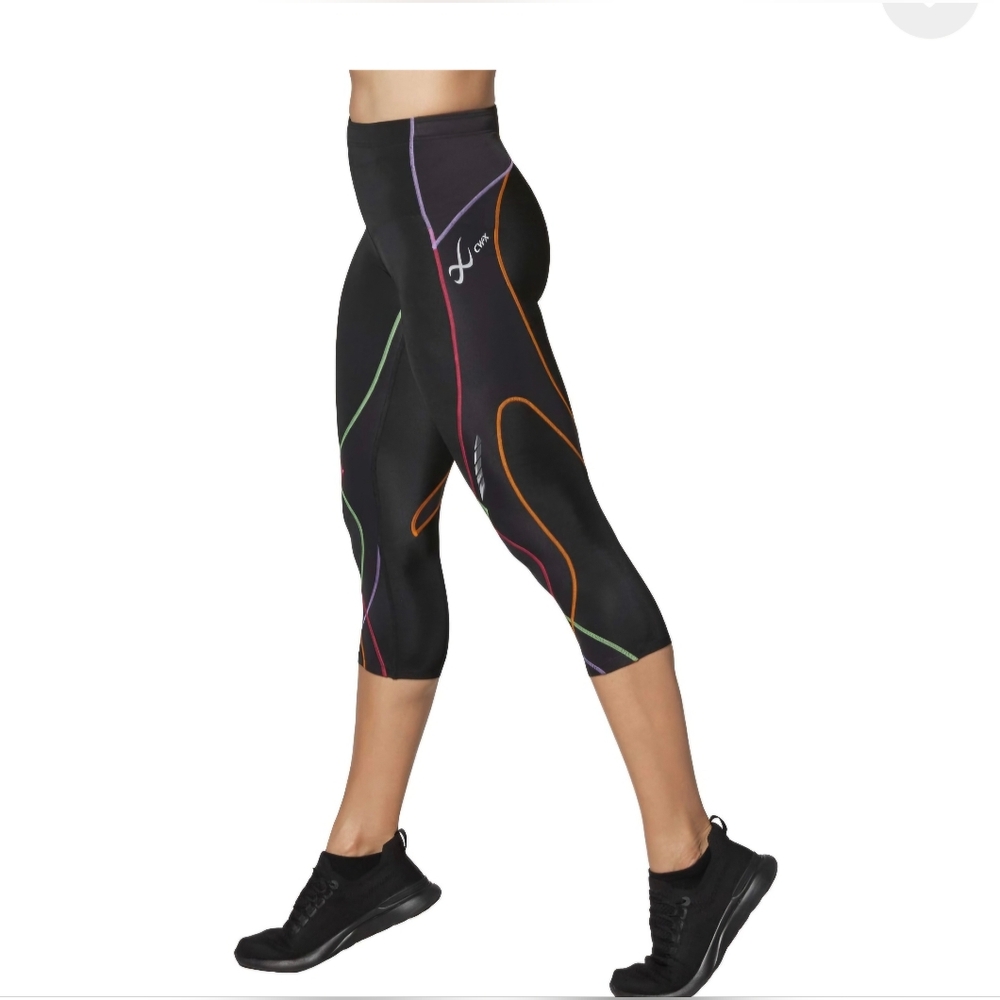 CW-X Women's Endurance Joint and Muscle Support 3/4 Compression Tight Size Small